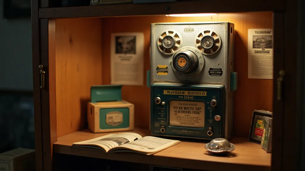 Restored View-Master reel in a display cabinet.