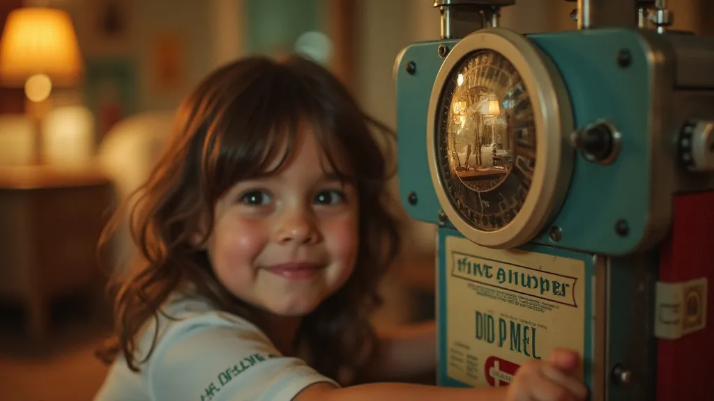Child using a restored View-Master