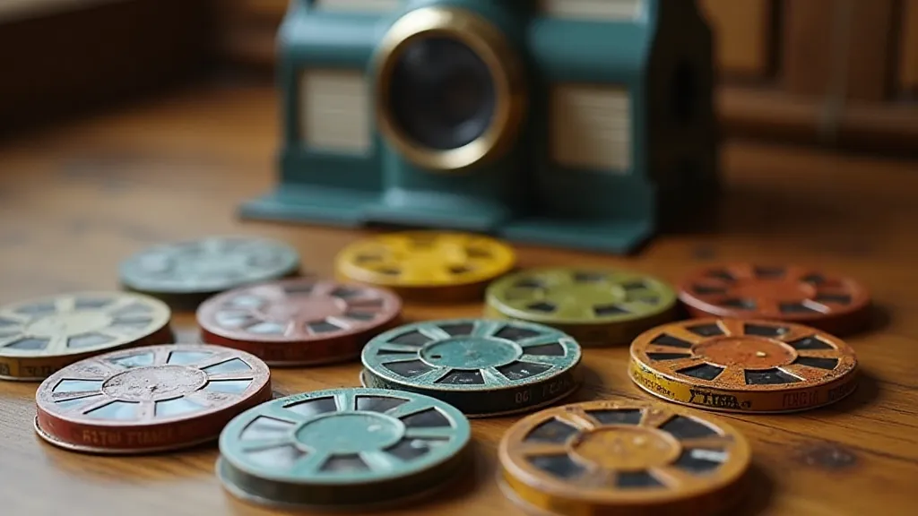 Collection of vintage View-Master reels